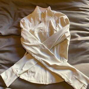 Lululemon cropped define jacket women’s size 4 new without tags nulu white